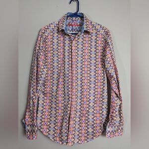Robert Graham Button down shirt, abstract print size XS